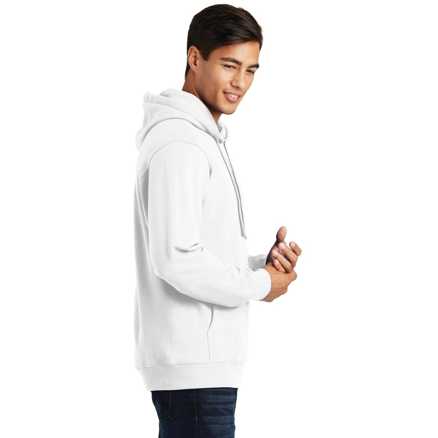 White Sweatshirts - Port & Company - Soft Fleece
