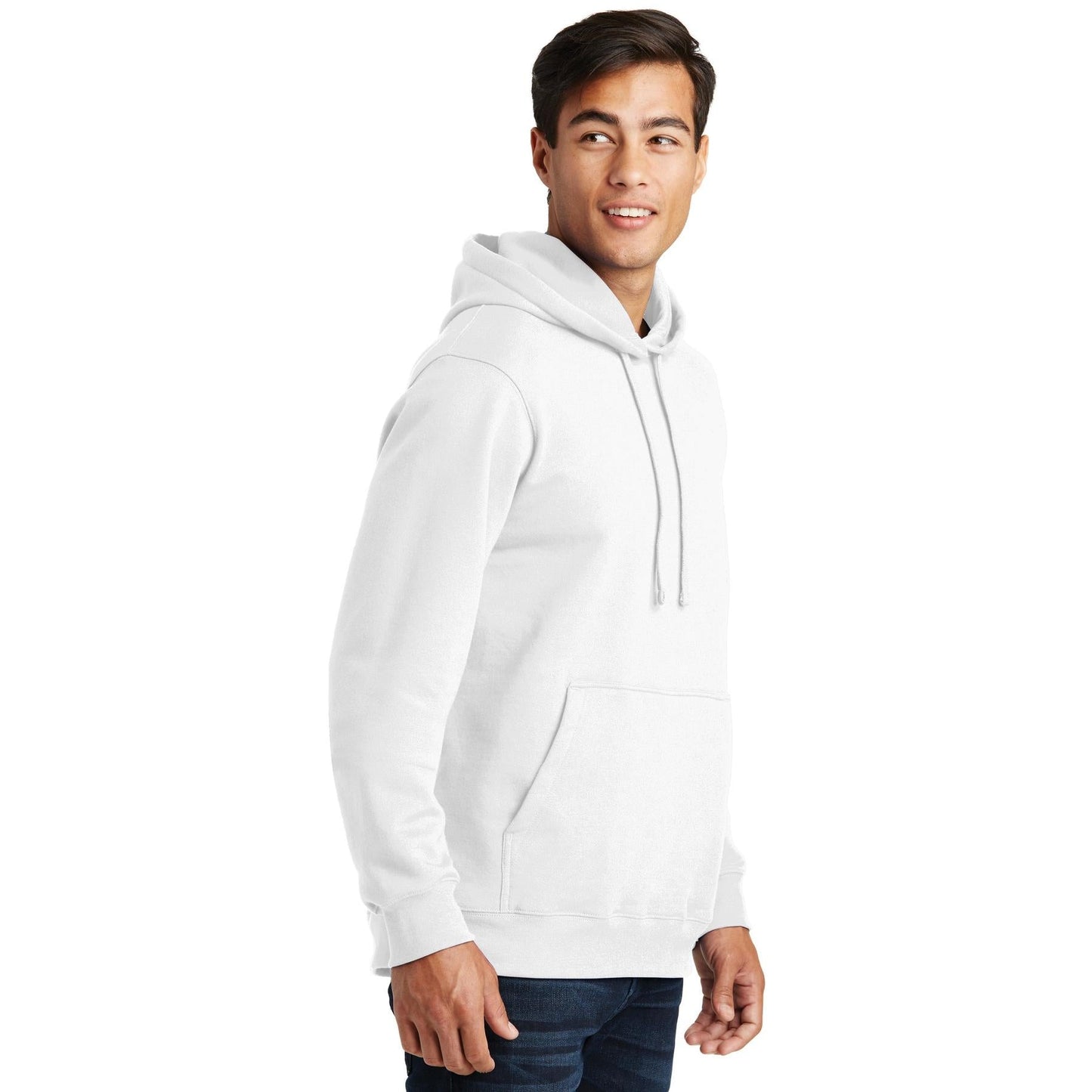 White Sweatshirts - Port & Company - Soft Fleece