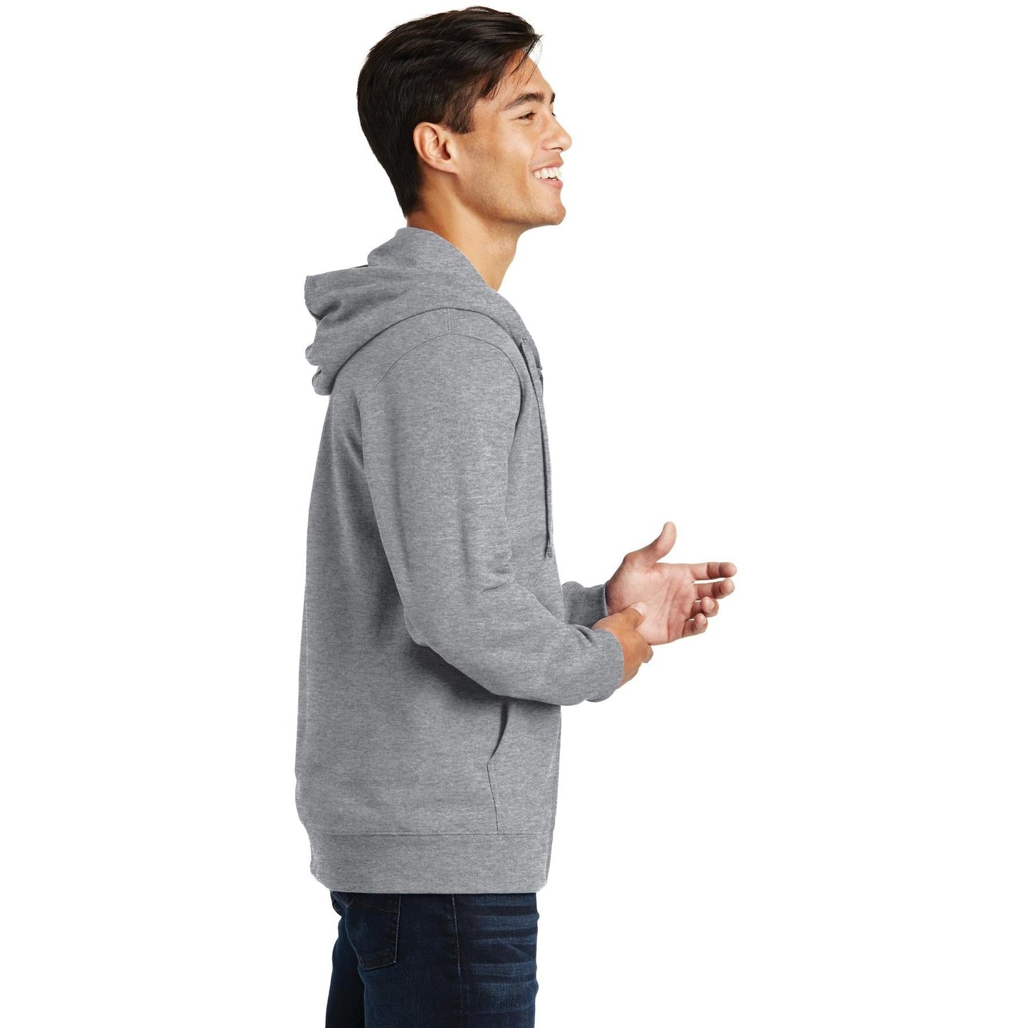 White Sweatshirts - Port & Company - Cozy Hoodie - Quality Comfort