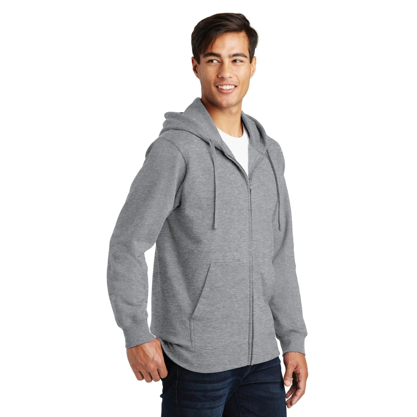 White Sweatshirts - Port & Company - Cozy Hoodie - Quality Comfort
