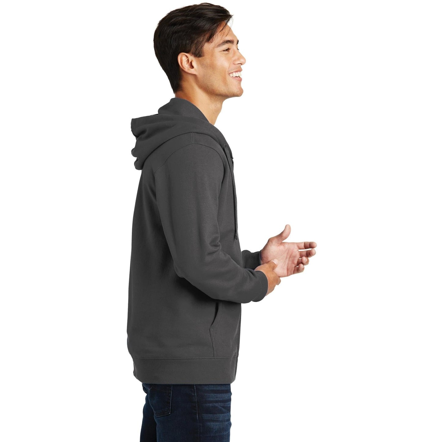 White Sweatshirts - Port & Company - Cozy Hoodie - Quality Comfort