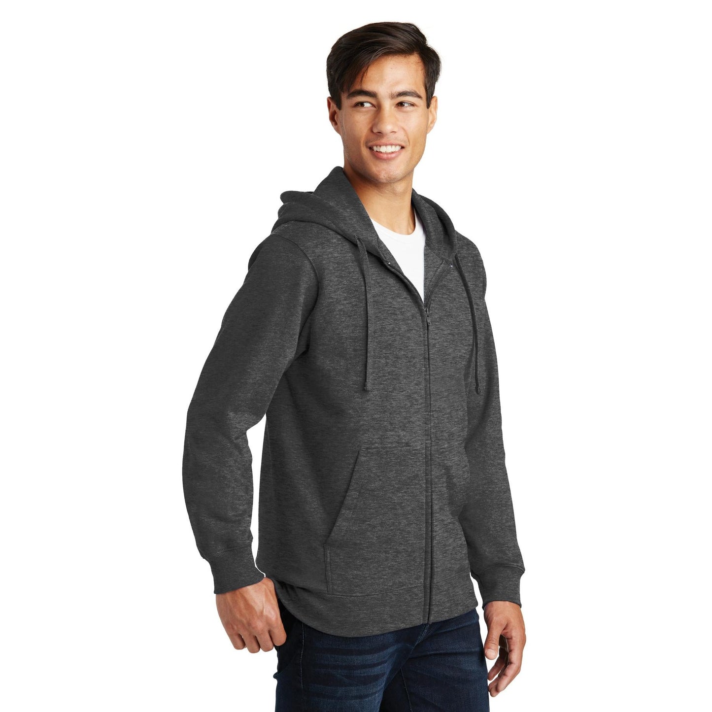White Sweatshirts - Port & Company - Cozy Hoodie - Quality Comfort
