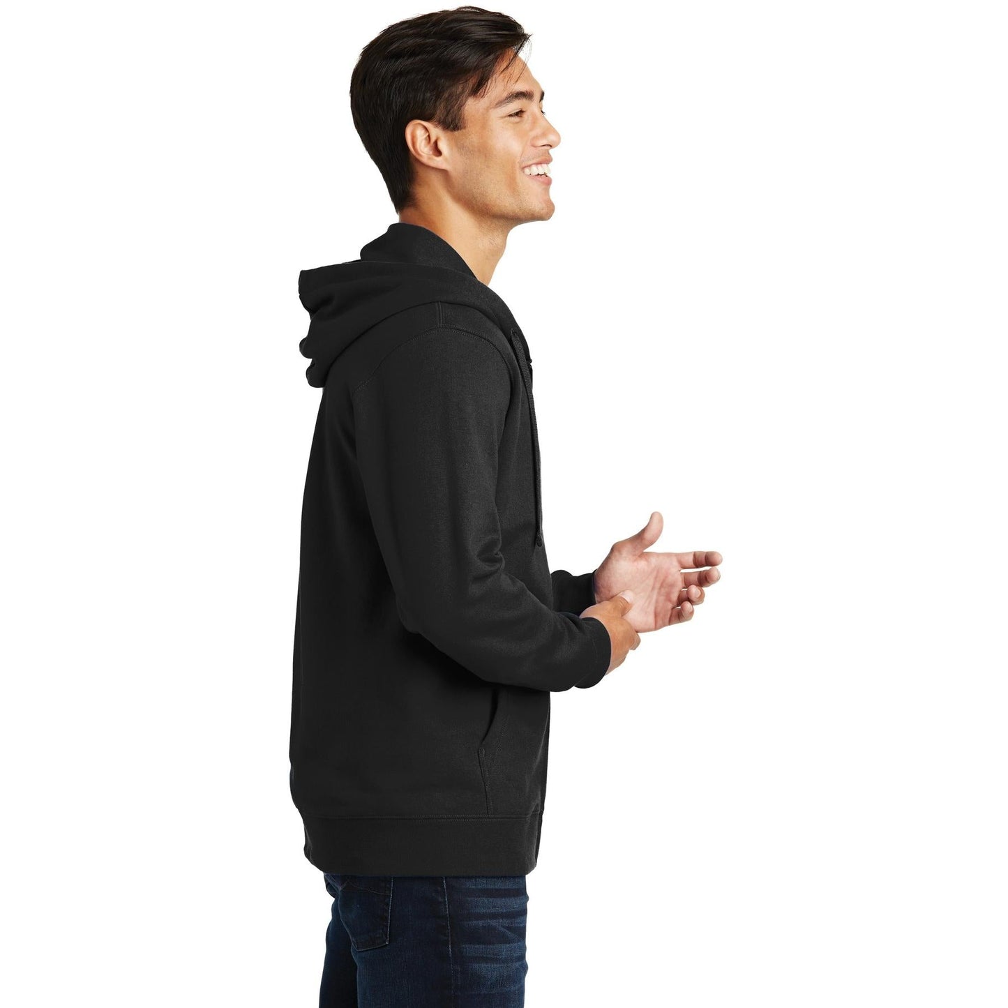 White Sweatshirts - Port & Company - Cozy Hoodie - Quality Comfort