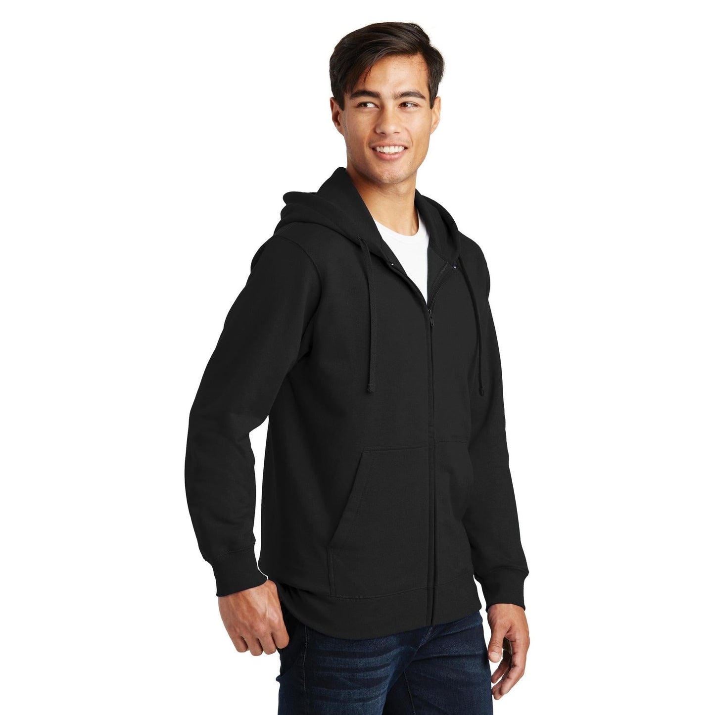 White Sweatshirts - Port & Company - Cozy Hoodie - Quality Comfort