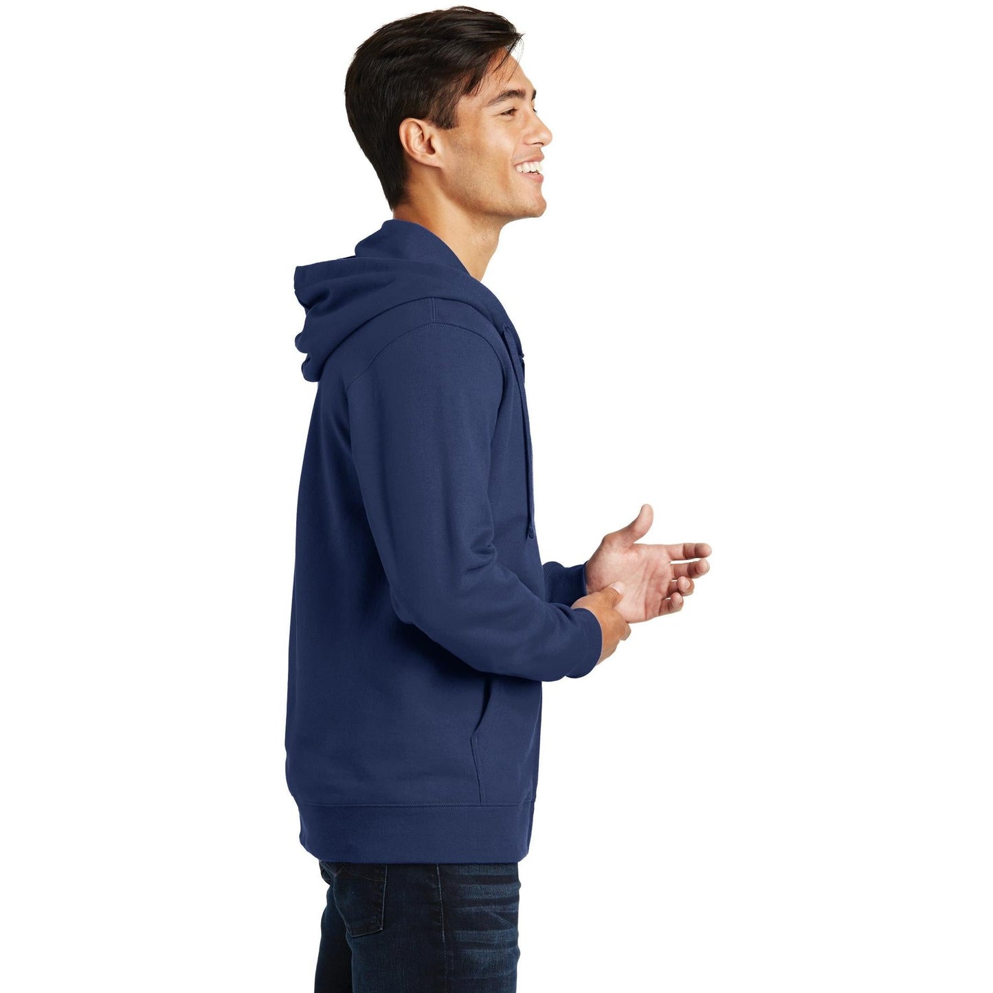 White Sweatshirts - Port & Company - Cozy Hoodie - Quality Comfort