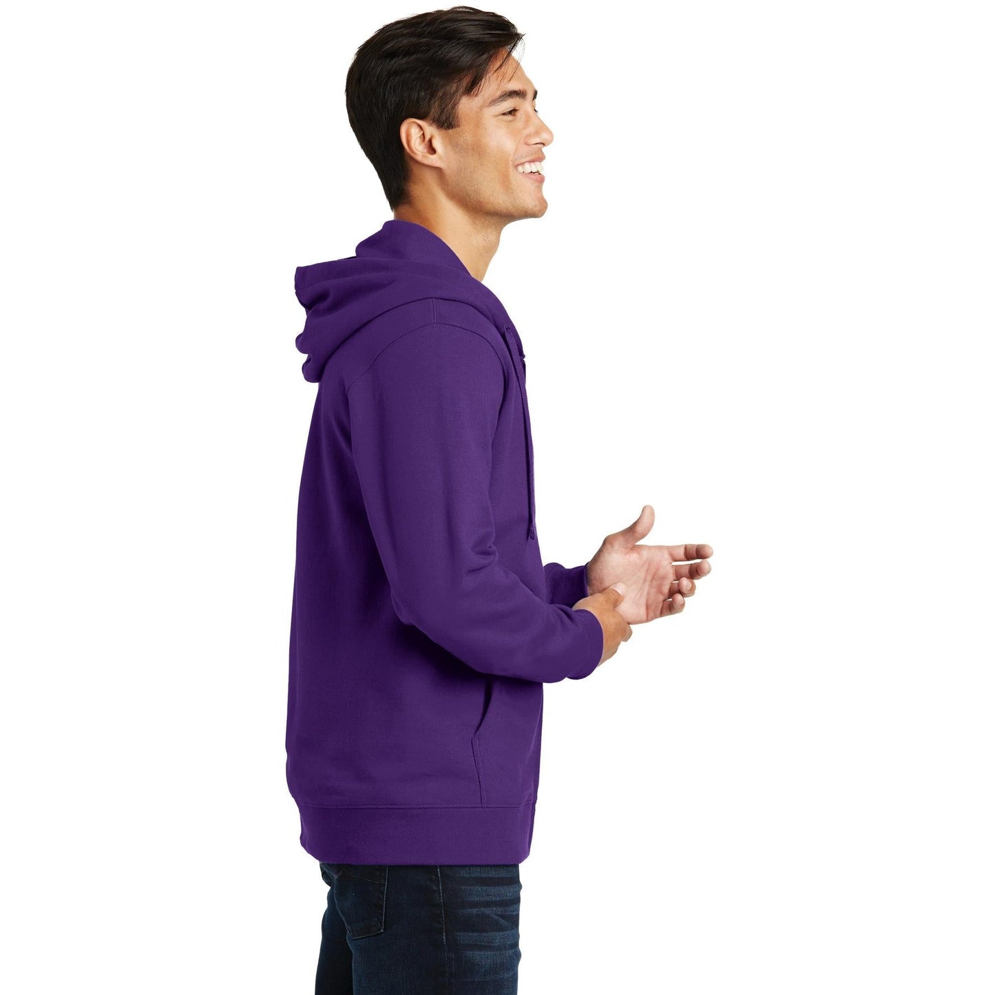 White Sweatshirts - Port & Company - Cozy Hoodie - Quality Comfort