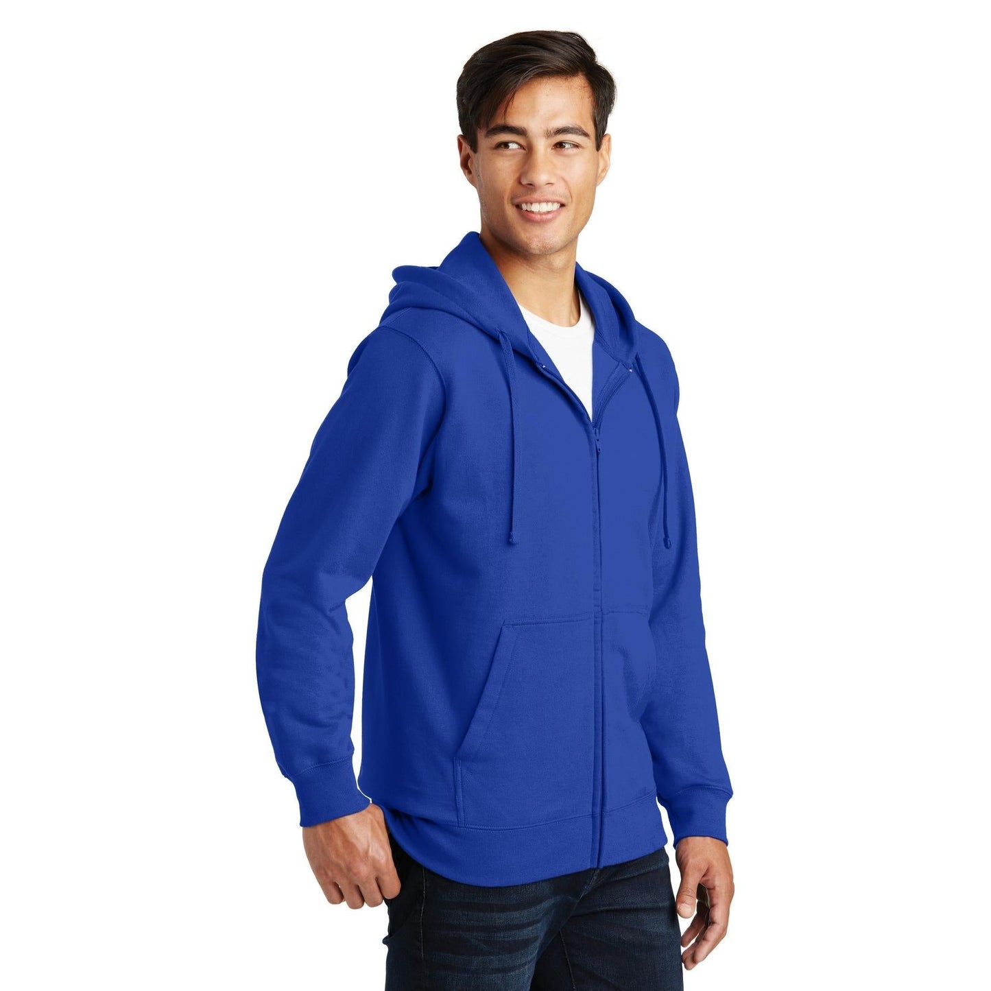 White Sweatshirts - Port & Company - Cozy Hoodie - Quality Comfort