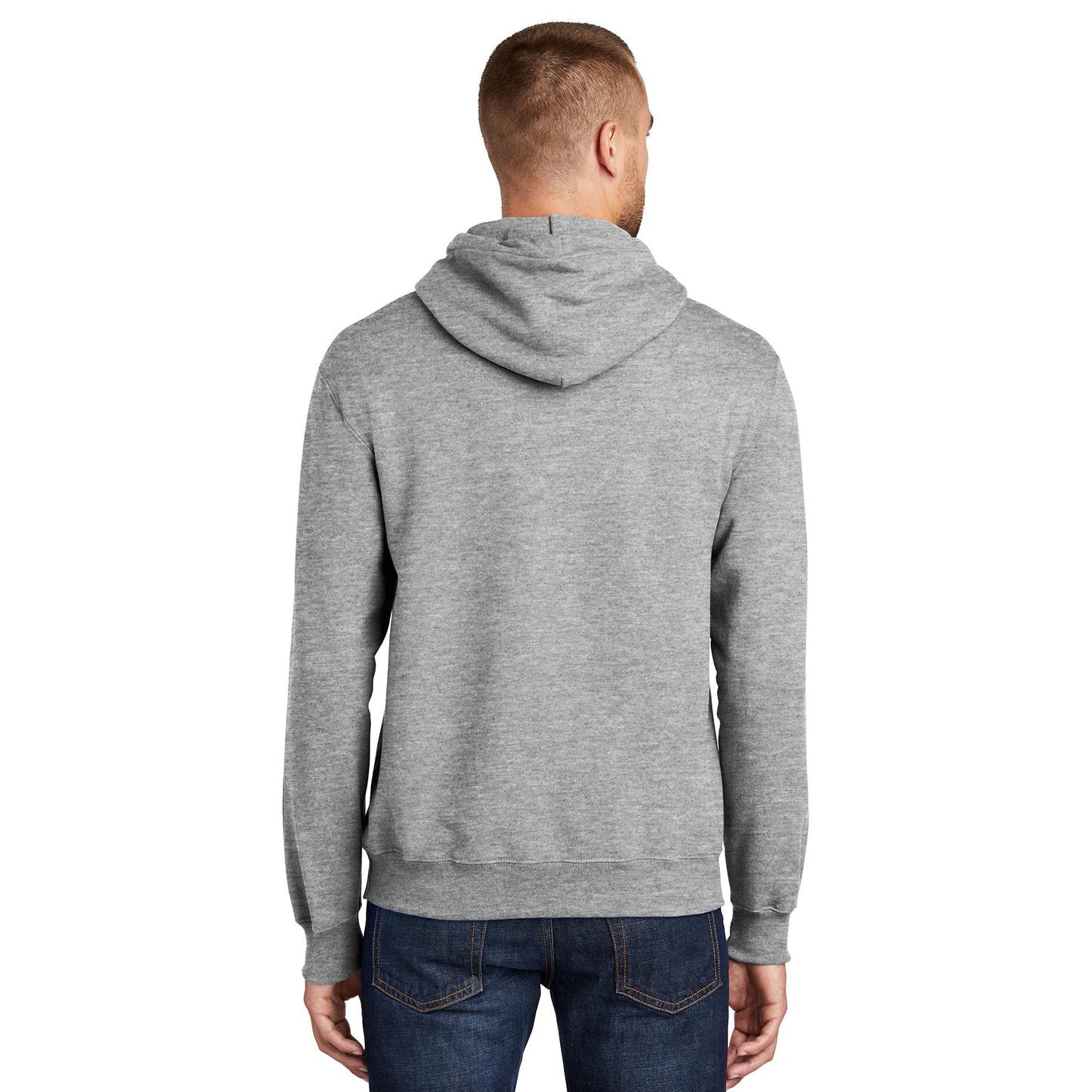 Dark Heather Grey Sweatshirts - Port & Company - Fleece Quality