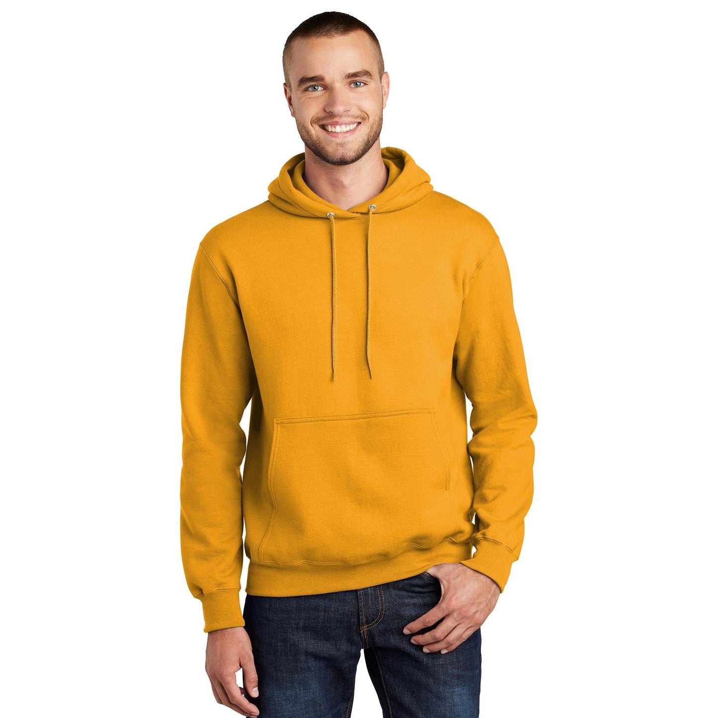 Dark Heather Grey Sweatshirts - Port & Company - Fleece Quality