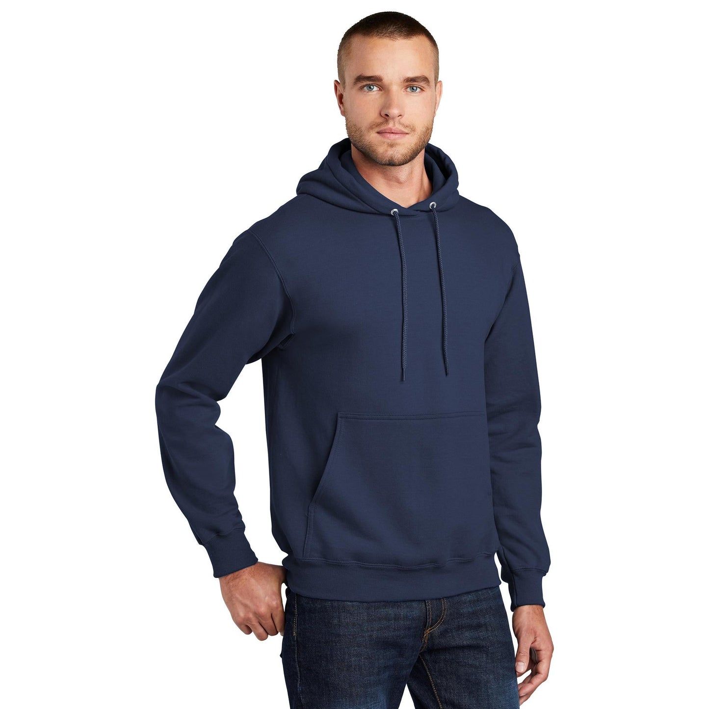 Dark Heather Grey Sweatshirts - Port & Company - Fleece Quality