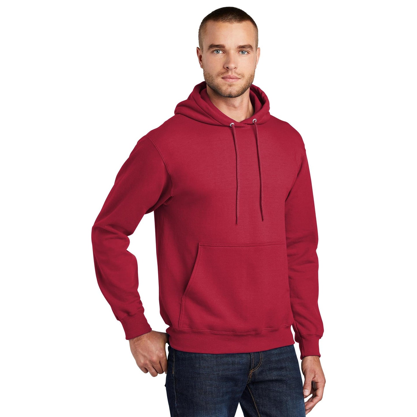 Dark Heather Grey Sweatshirts - Port & Company - Fleece Quality