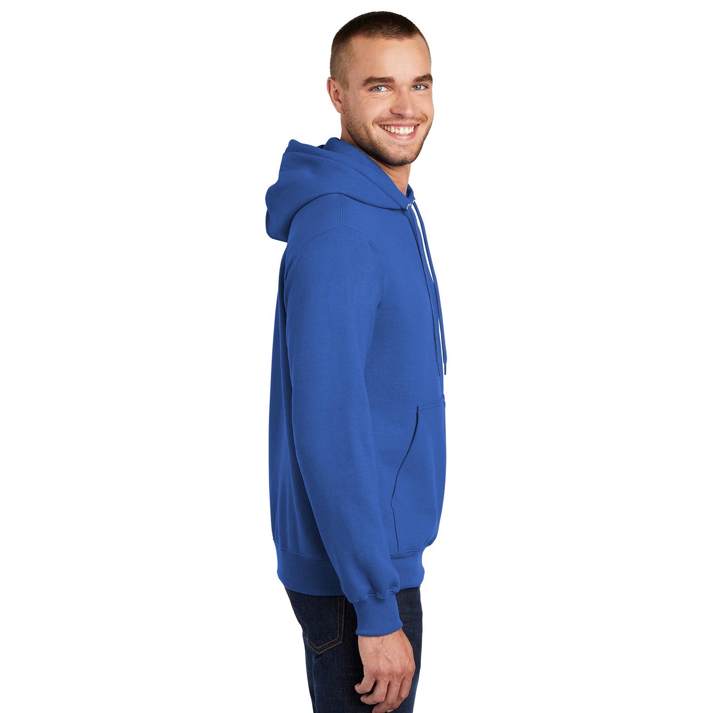 Dark Heather Grey Sweatshirts - Port & Company - Fleece Quality