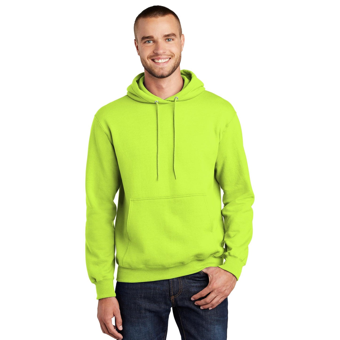 Dark Heather Grey Sweatshirts - Port & Company - Fleece Quality