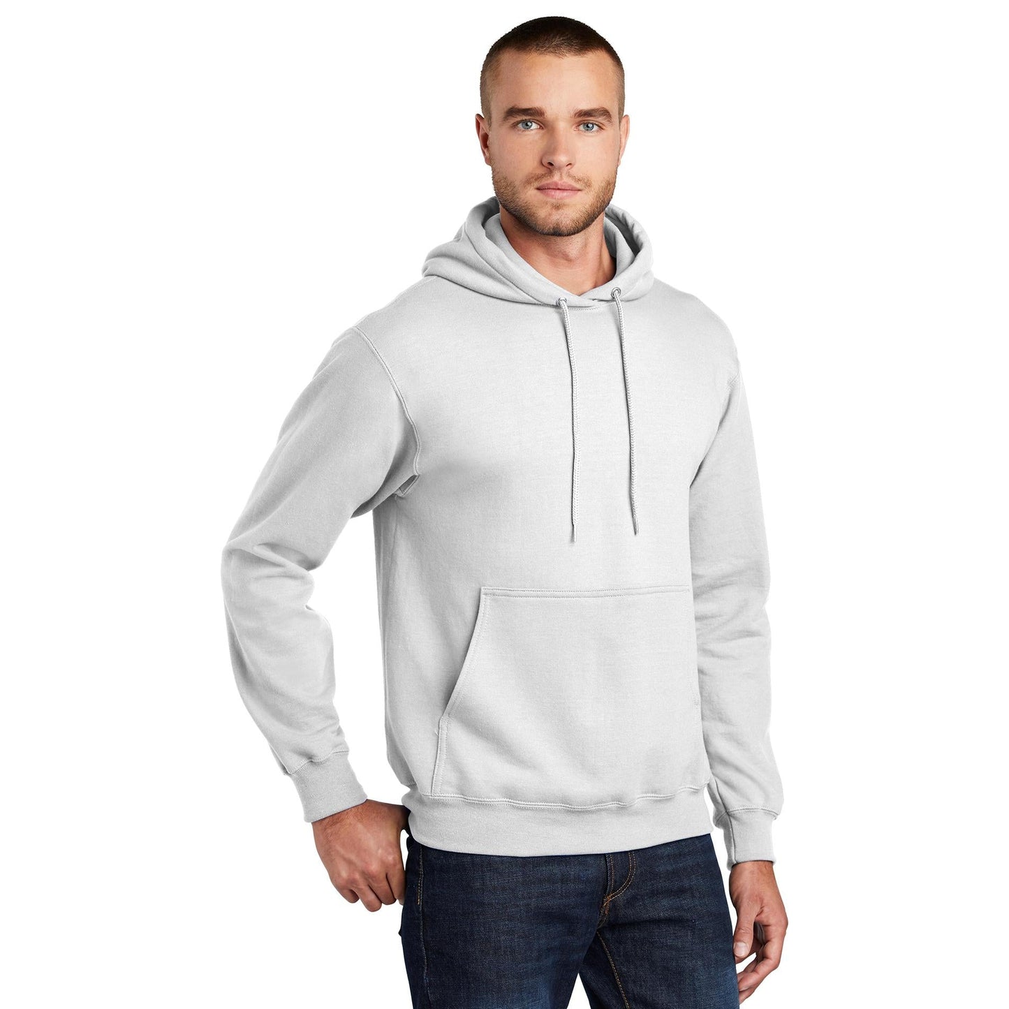 Dark Heather Grey Sweatshirts - Port & Company - Fleece Quality