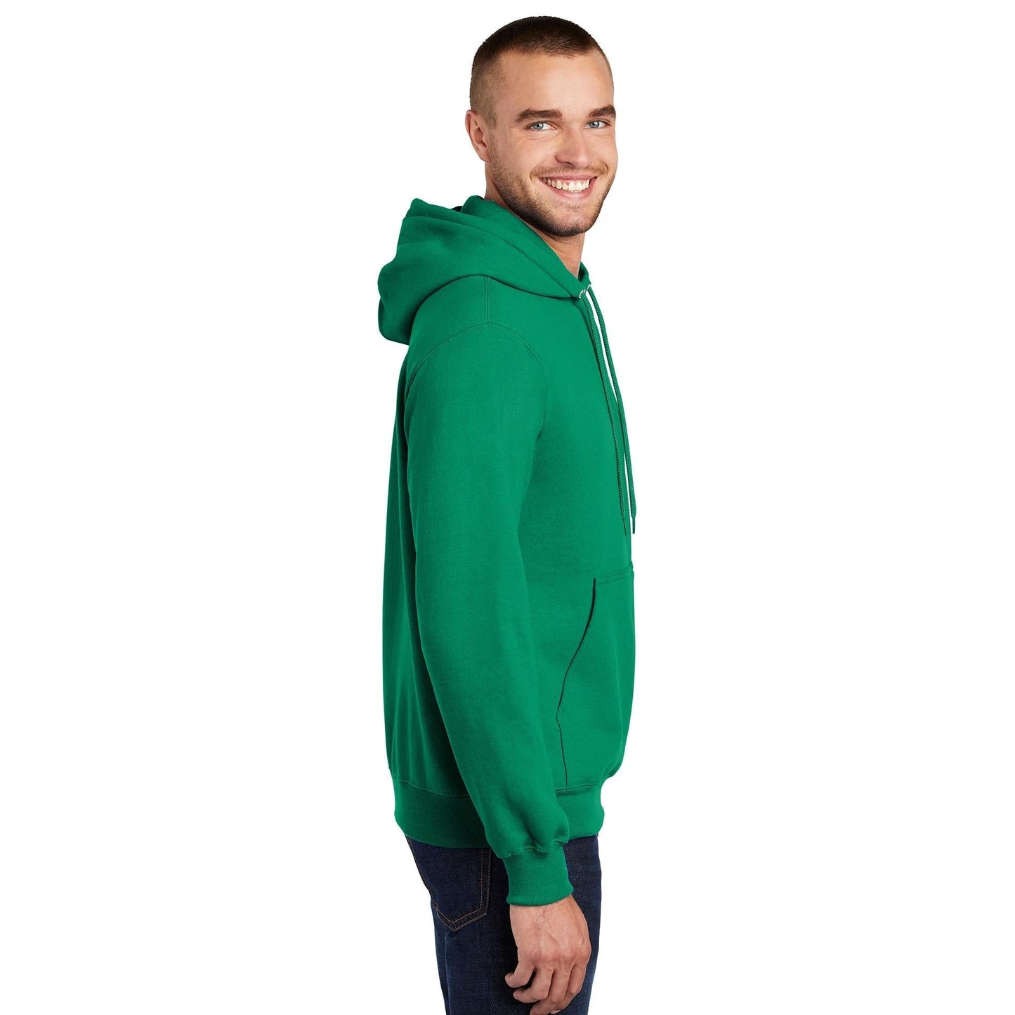 White Sweatshirts - Port & Company - Soft Fleece Hoodie