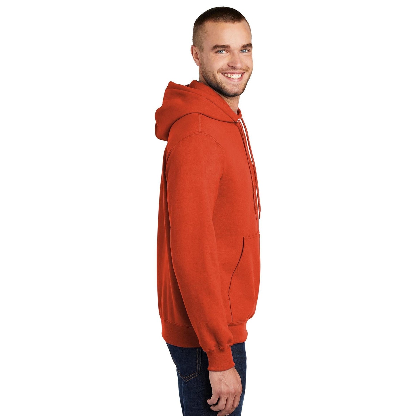 White Sweatshirts - Port & Company - Soft Fleece Hoodie