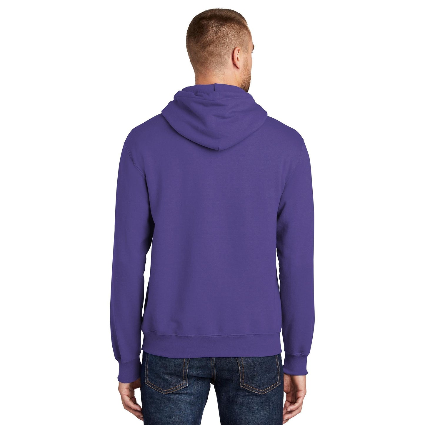 White Sweatshirts - Port & Company - Soft Fleece Hoodie