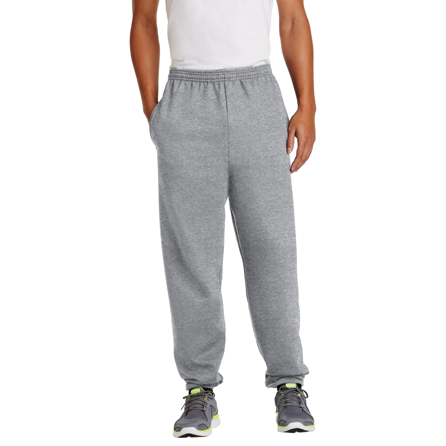 Athletic Heather Sweatpants - Port & Company - Soft Fleece
