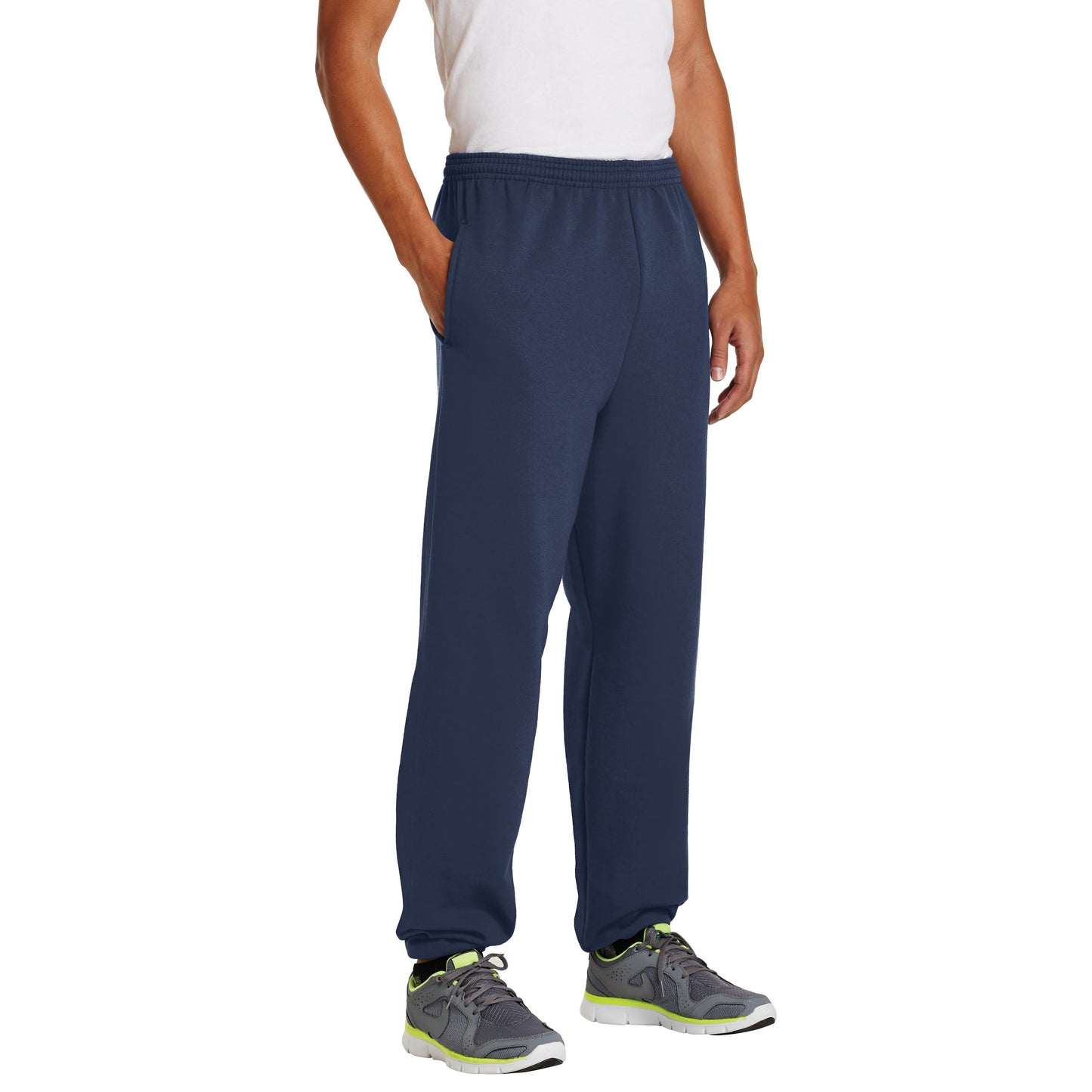 Athletic Heather Sweatpants - Port & Company - Soft Fleece