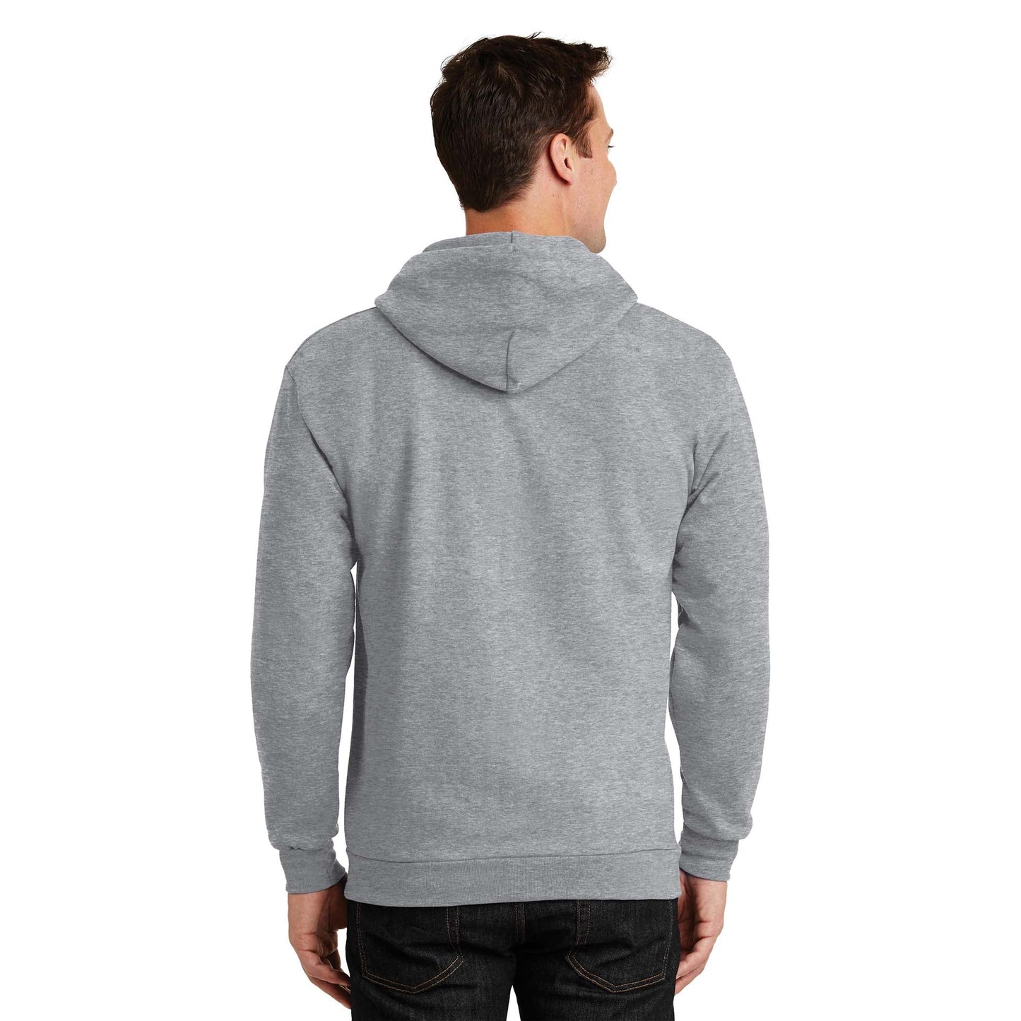 Ash Sweatshirts - Cozy Zip Hoodie - Port & Company - Fleece