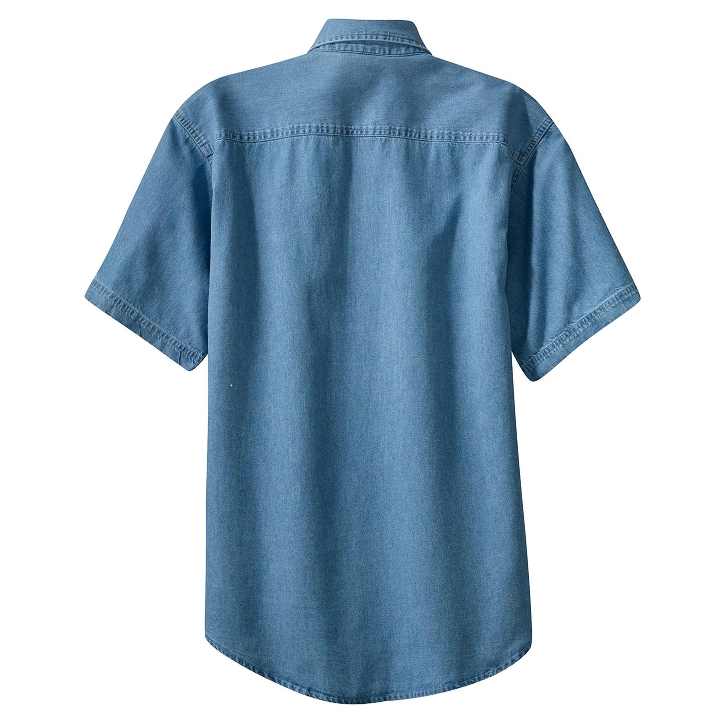 Faded Blue Denim Shirt - Port & Company - Durable Style