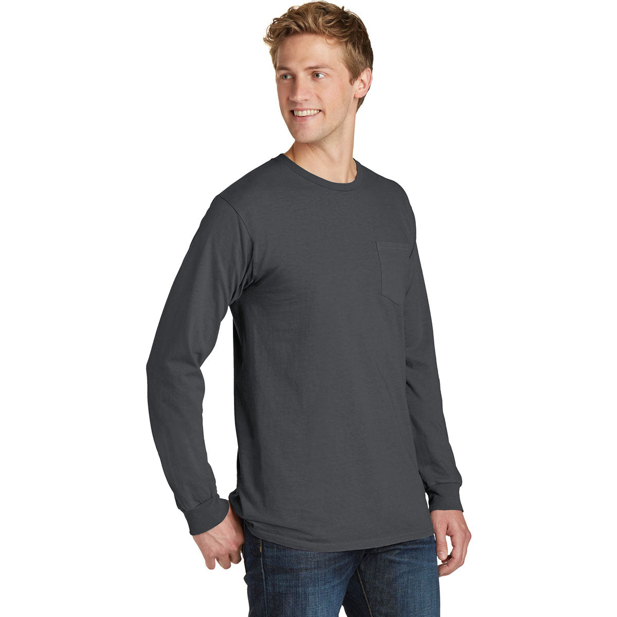 Amethyst T-Shirt - Port & Company - Pocket Tee