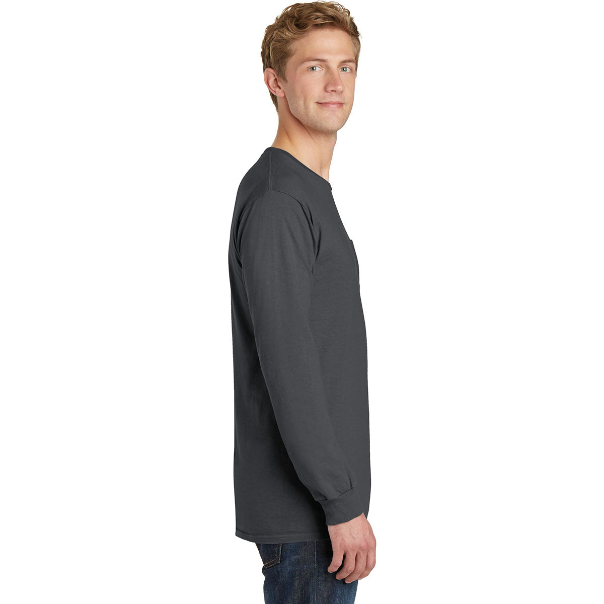 Amethyst T-Shirt - Port & Company - Pocket Tee