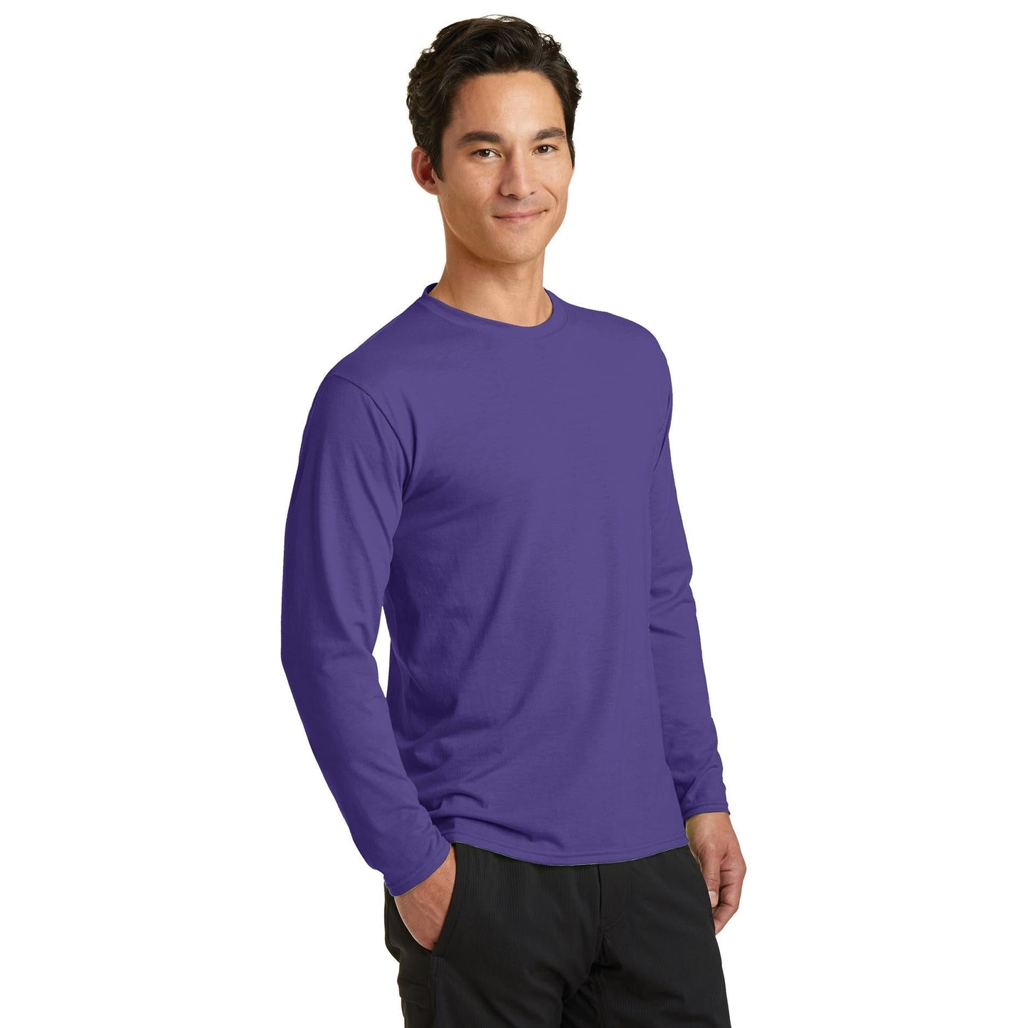 Charcoal Performance T-Shirt - Port & Company - Soft Blend