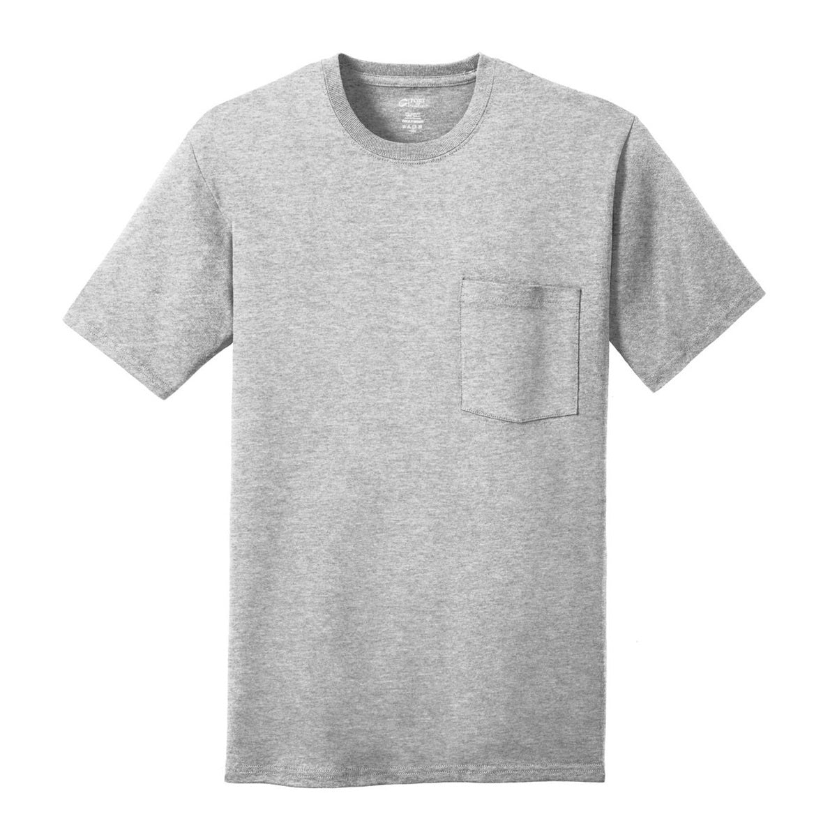 Ash T-Shirts - Soft Pocket Tee - Port & Company - Cozy Fit