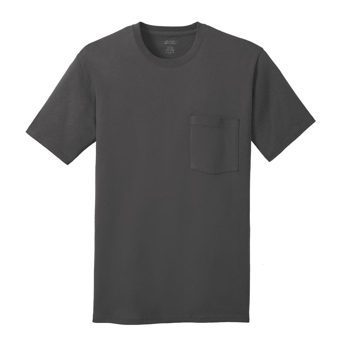 Ash T-Shirts - Soft Pocket Tee - Port & Company - Cozy Fit