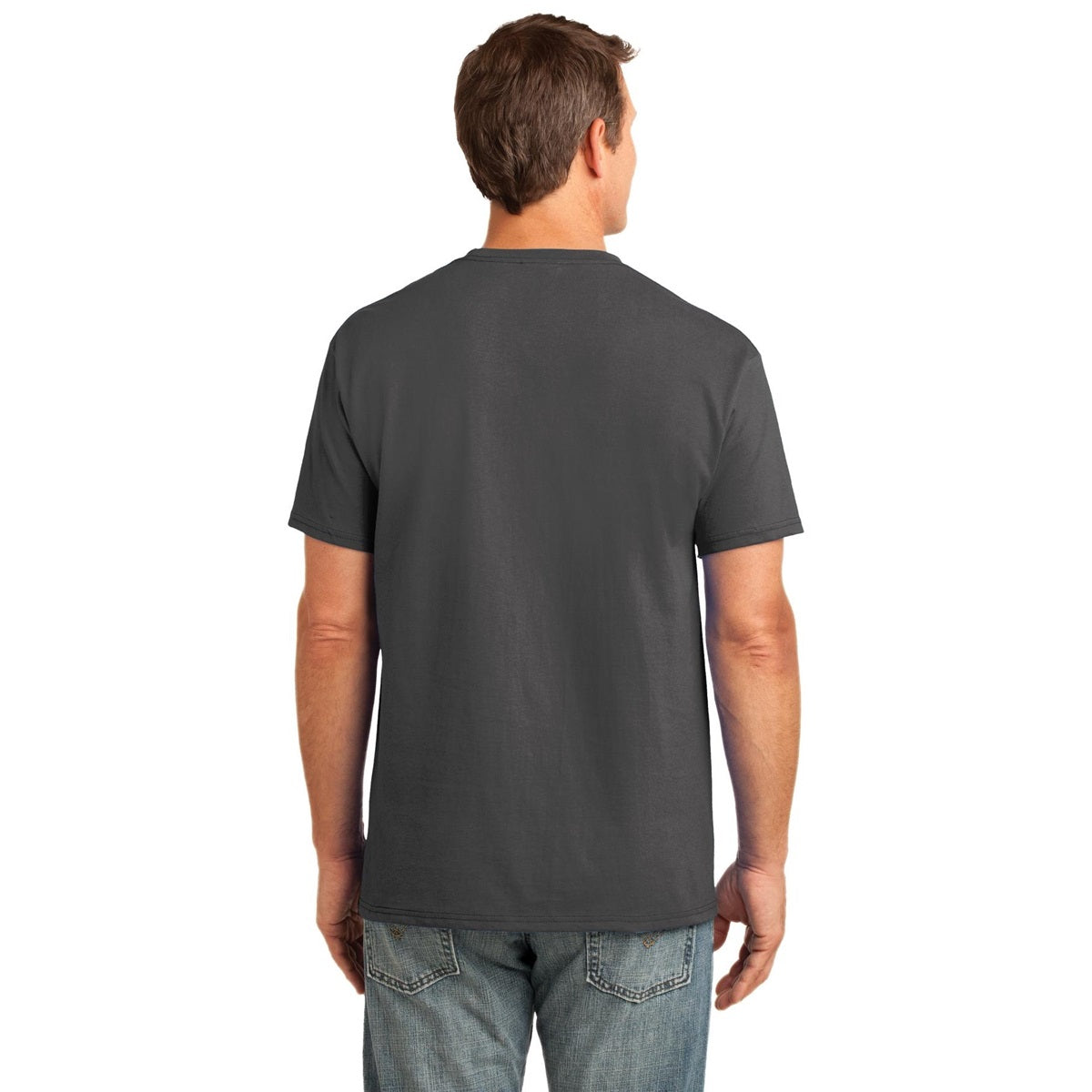 Ash T-Shirts - Soft Pocket Tee - Port & Company - Cozy Fit