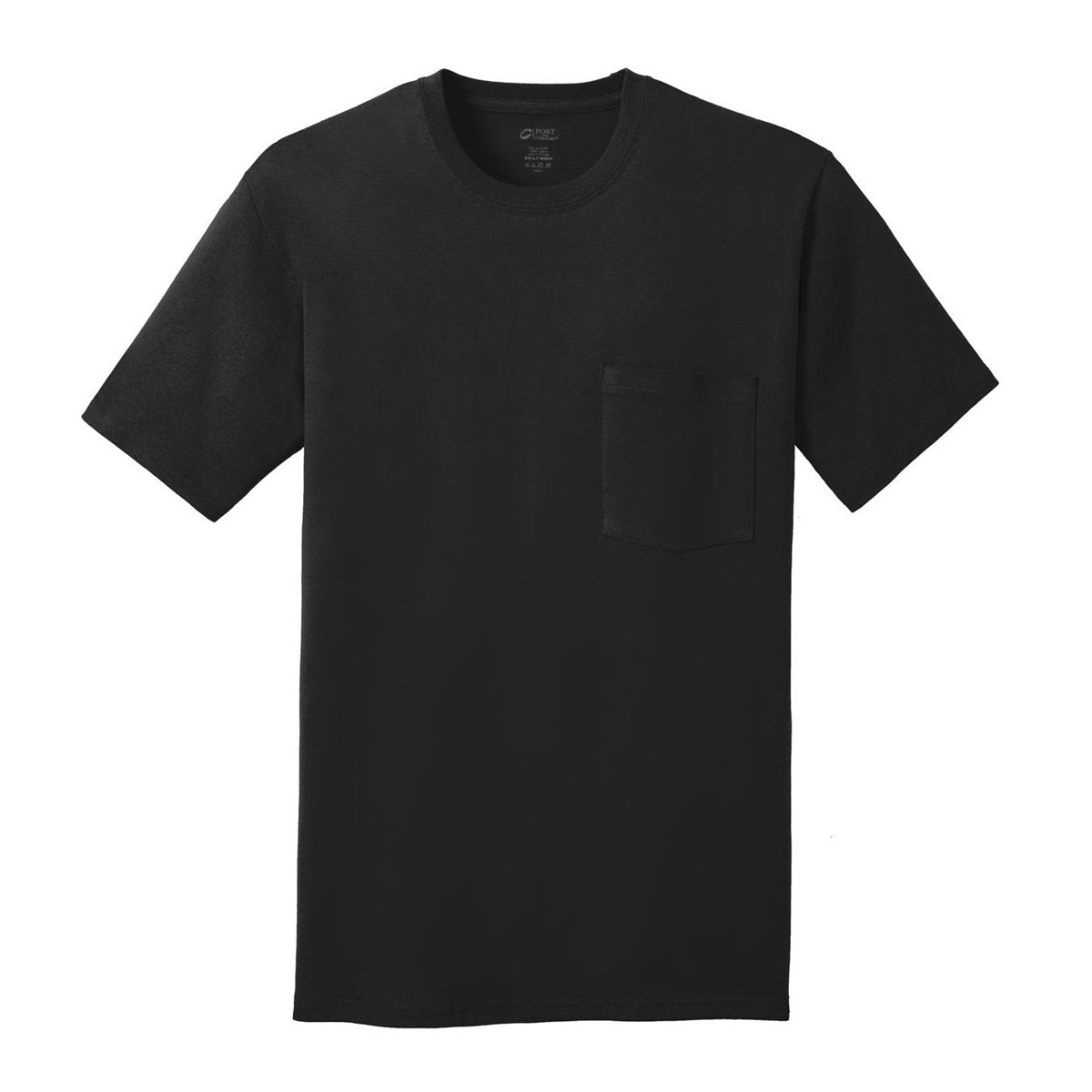 Ash T-Shirts - Soft Pocket Tee - Port & Company - Cozy Fit