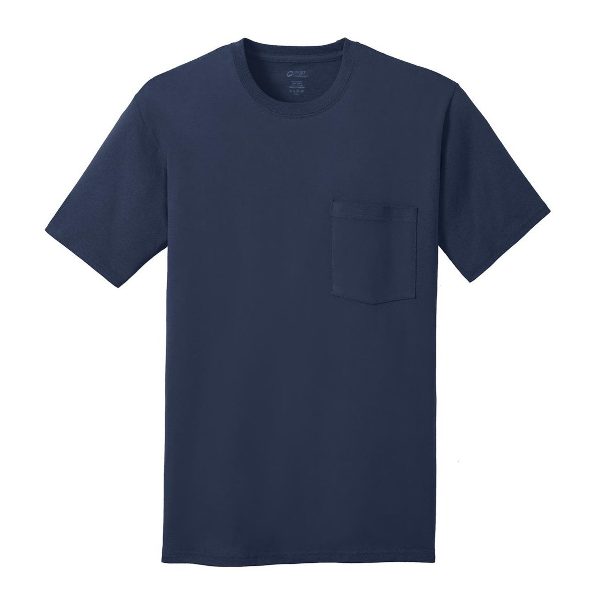 Ash T-Shirts - Soft Pocket Tee - Port & Company - Cozy Fit