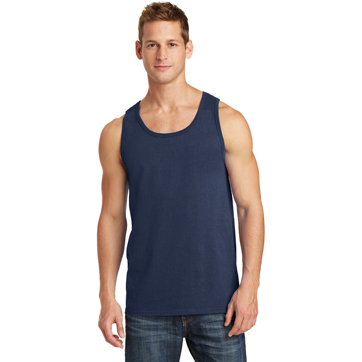 Athletic Heather Tank Tops - Port & Company - Soft Cotton