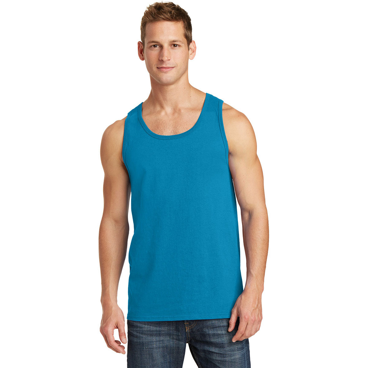 Athletic Heather Tank Tops - Port & Company - Soft Cotton
