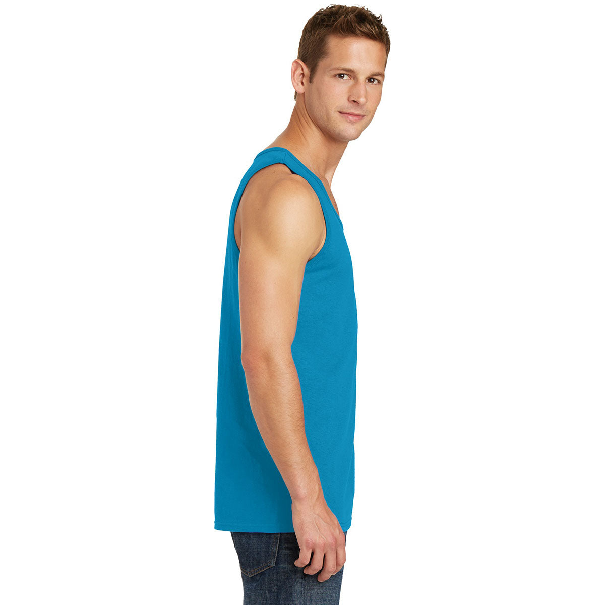 Athletic Heather Tank Tops - Port & Company - Soft Cotton
