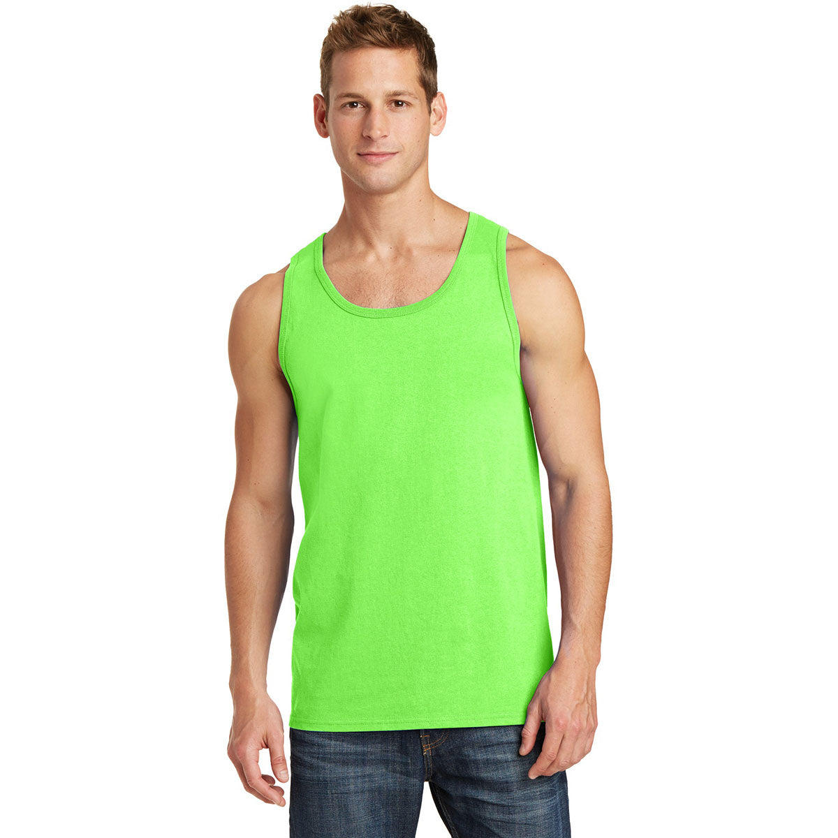 Athletic Heather Tank Tops - Port & Company - Soft Cotton