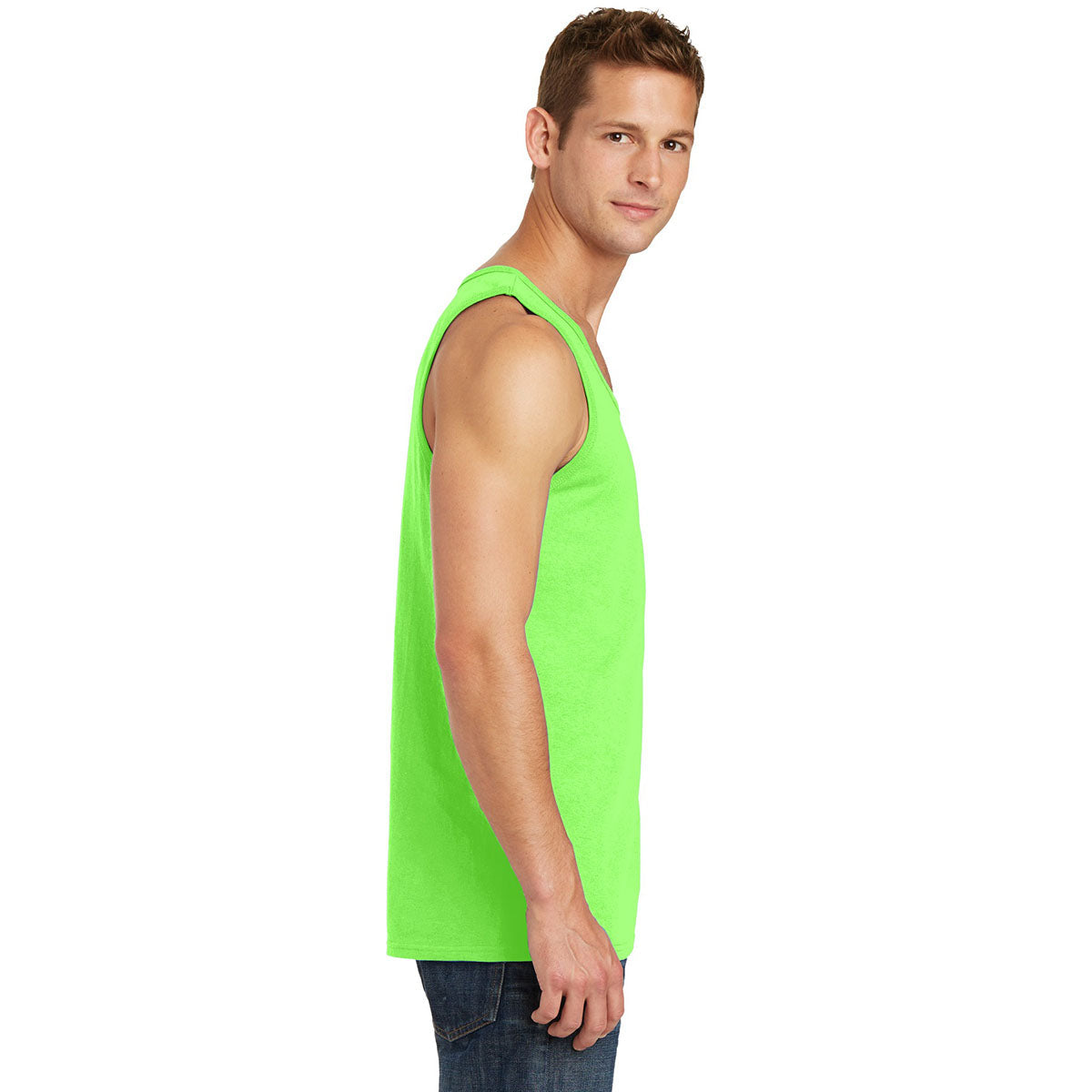 Athletic Heather Tank Tops - Port & Company - Soft Cotton