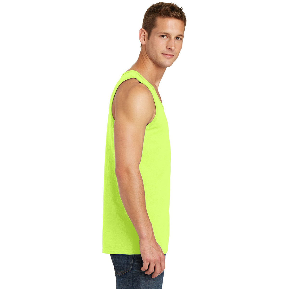 Athletic Heather Tank Tops - Port & Company - Soft Cotton