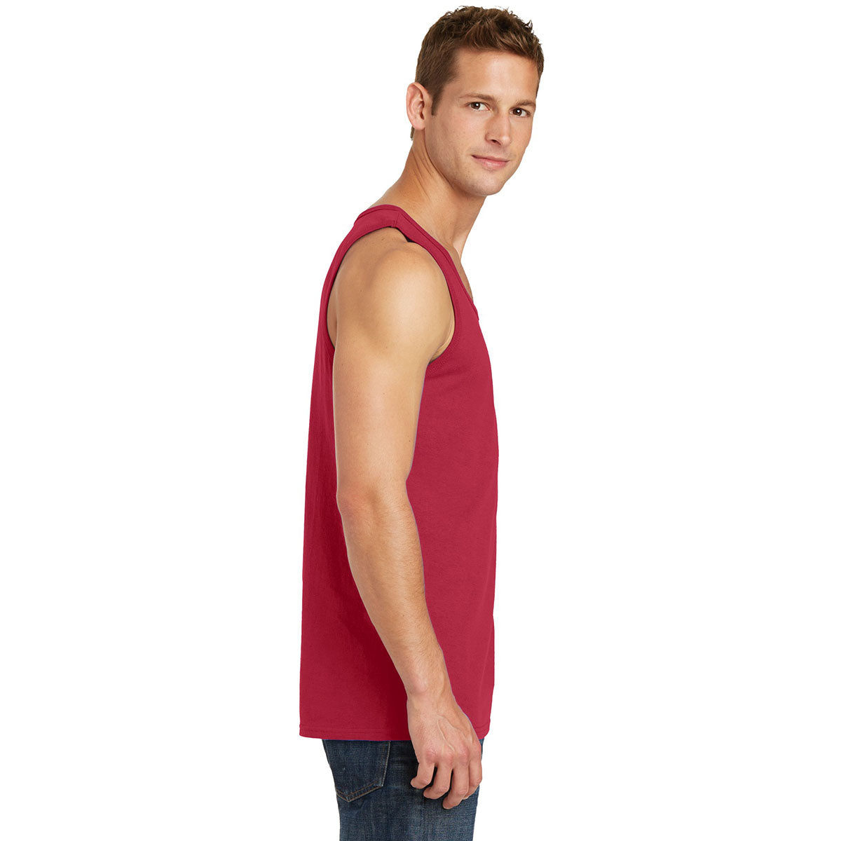 Athletic Heather Tank Tops - Port & Company - Soft Cotton