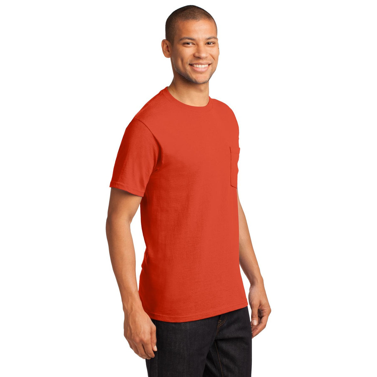 White T-Shirts - Port & Company - Soft Cotton Tee