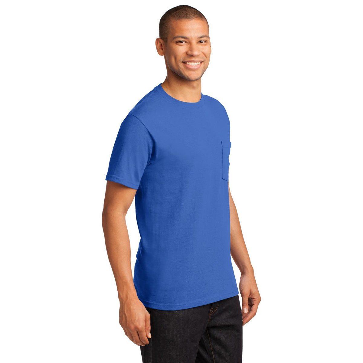 White T-Shirts - Port & Company - Soft Cotton Tee