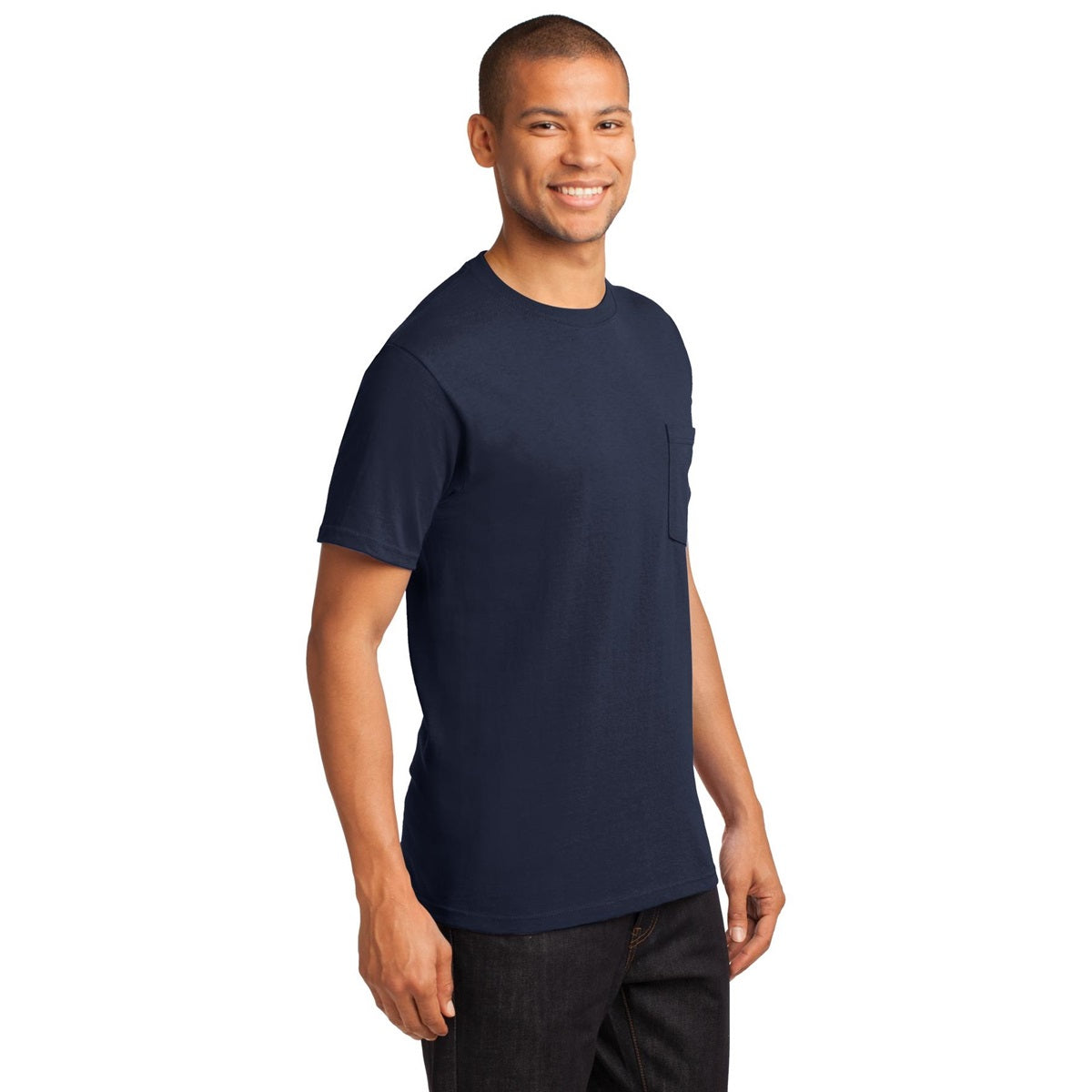 White T-Shirts - Port & Company - Soft Cotton Tee