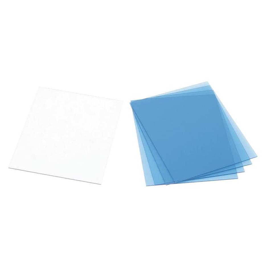 Black Cover Plates - Fibre Metal - Clear Protection