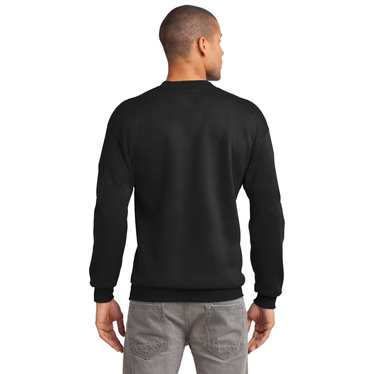 White Sweatshirts - Port & Company - Cozy Fleece - Comfort