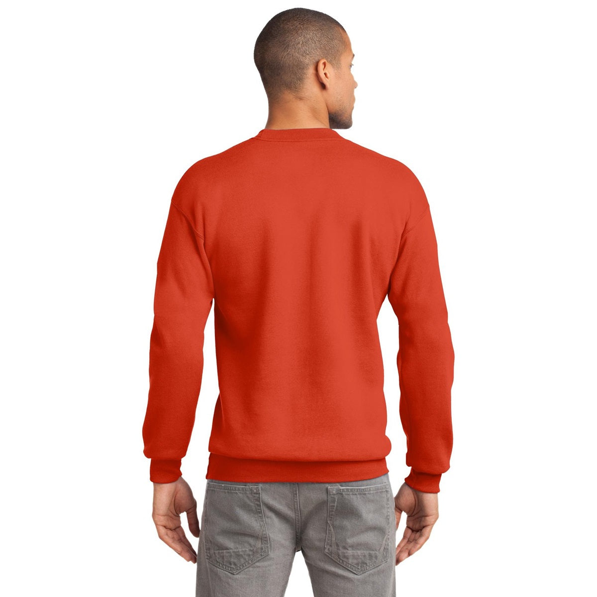 White Sweatshirts - Port & Company - Cozy Fleece - Comfort