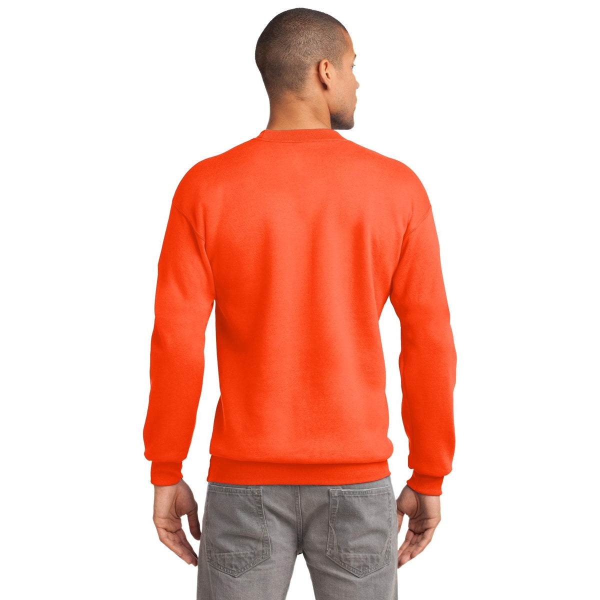 White Sweatshirts - Port & Company - Cozy Fleece - Comfort