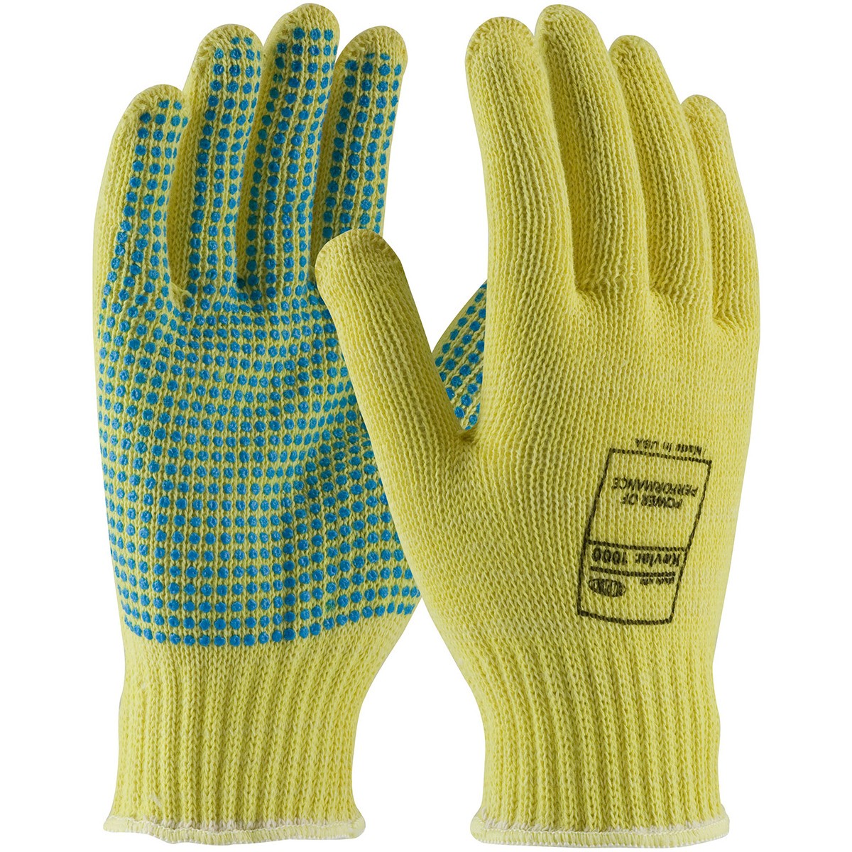 Medium Weight Cotton Gloves - PIP - Durable Kevlar Grip