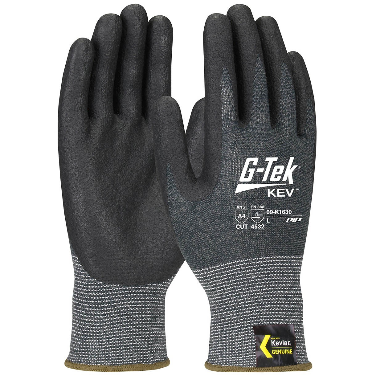 Nitrile Coated Gloves - PIP - Durable Kevlar Fiber