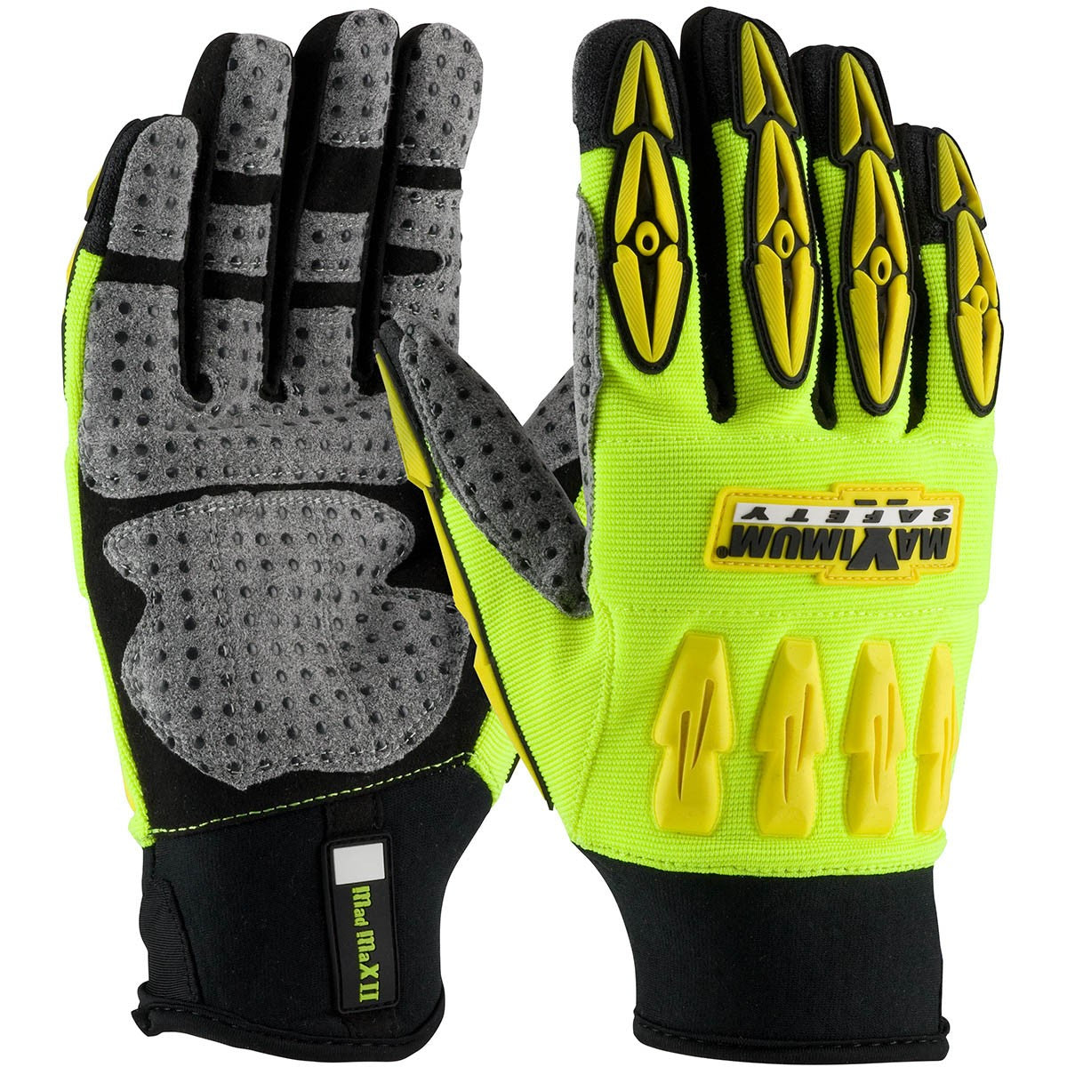 Black/Yellow Performance Gloves - PIP - Enhanced Grip